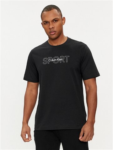 Calvin Klein Performance T-Shirt Graphic 00GMS4K169 Černá Regular Fit
