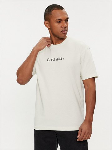 Calvin Klein T-Shirt Hero K10K111346 Écru Regular Fit