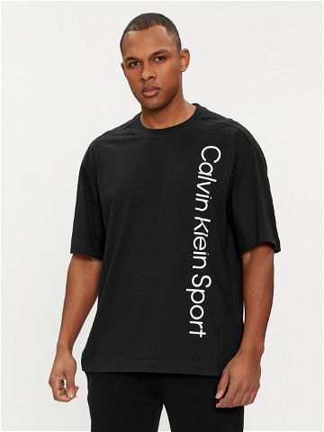 Calvin Klein Performance T-Shirt 00GMS4K173 Černá Regular Fit
