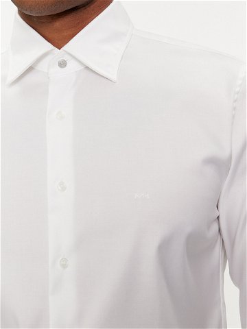 Michael Kors Košile MD0DS01032 Bílá Slim Fit