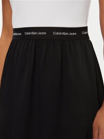 Calvin Klein Jeans Letní šaty Logo J20J223066 Bílá Regular Fit