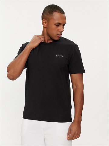 Calvin Klein T-Shirt Angled Back Logo K10K112495 Černá Regular Fit