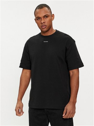 Calvin Klein T-Shirt Nano Logo K10K112487 Černá Regular Fit