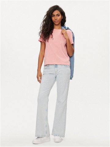 Tommy Jeans T-Shirt DW0DW14616 Růžová Regular Fit