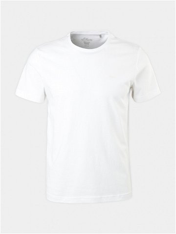 S Oliver T-Shirt 2057430 Bílá Regular Fit