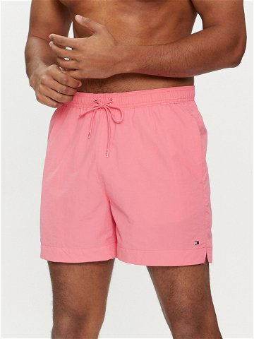 Tommy Hilfiger Plavecké šortky UM0UM03280 Růžová Regular Fit