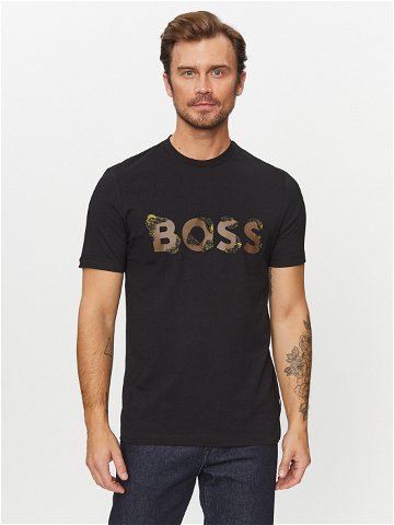 Boss T-Shirt Tiburt 421 50499584 Černá Regular Fit