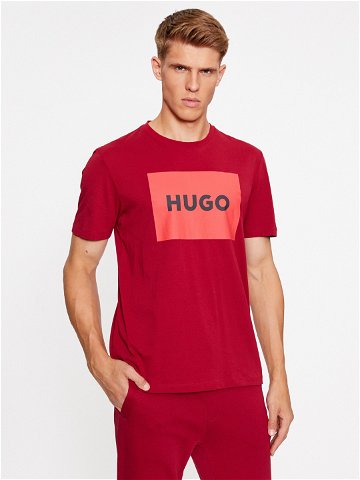 Hugo T-Shirt Dulive222 50467952 Červená Regular Fit