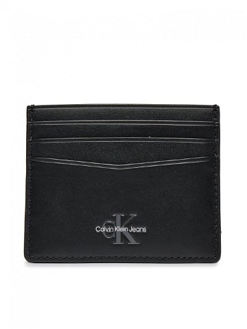 Calvin Klein Jeans Pouzdro na kreditní karty Monogram Soft K50K512441 Černá