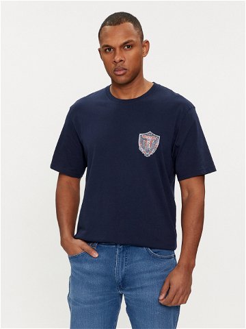 Wrangler T-Shirt Americana 112350561 Tmavomodrá Regular Fit