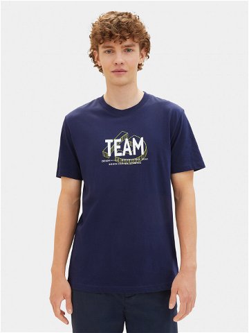 Tom Tailor Denim T-Shirt 1040838 Tmavomodrá Regular Fit