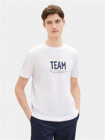 Tom Tailor Denim T-Shirt 1040838 Bílá Regular Fit