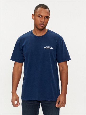 Wrangler T-Shirt Graphic 112350530 Tmavomodrá Regular Fit