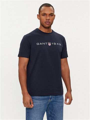 Gant T-Shirt Graphic 2003242 Tmavomodrá Regular Fit
