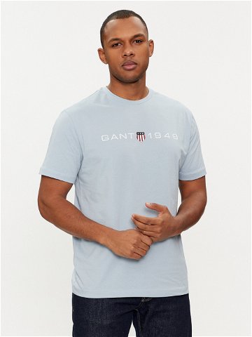 Gant T-Shirt Graphic 2003242 Světle modrá Regular Fit