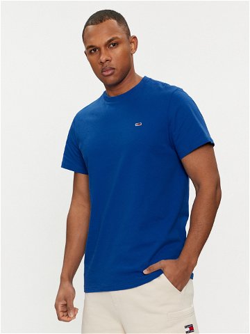 Tommy Jeans T-Shirt Classic DM0DM09598 Modrá Regular Fit