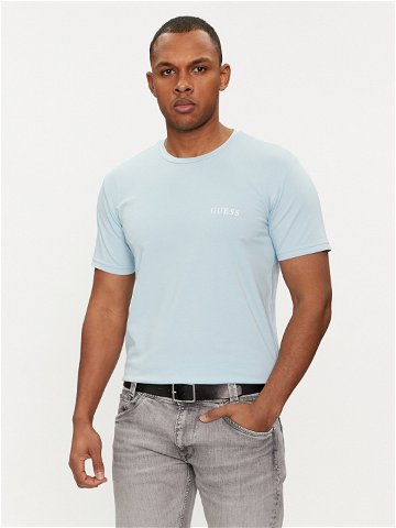 Guess T-Shirt Joe U4GM01 K6YW0 Modrá Regular Fit