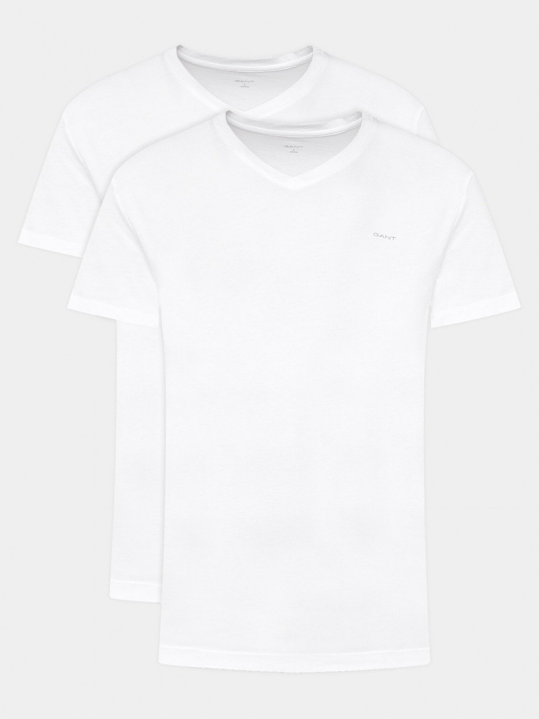 Gant 2-dílná sada T-shirts 900002018 Bílá Regular Fit