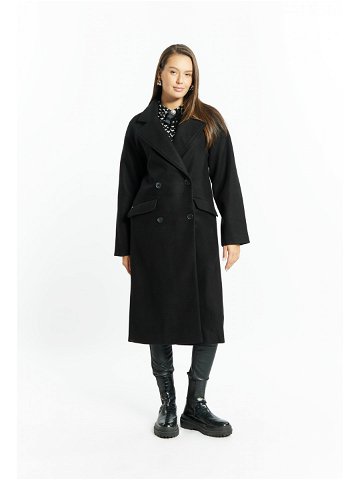 Monnari Kabáty Klasický kabát černý