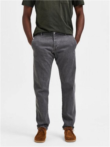 Selected Homme Jeansy Scott 16085853 Šedá Straight Fit