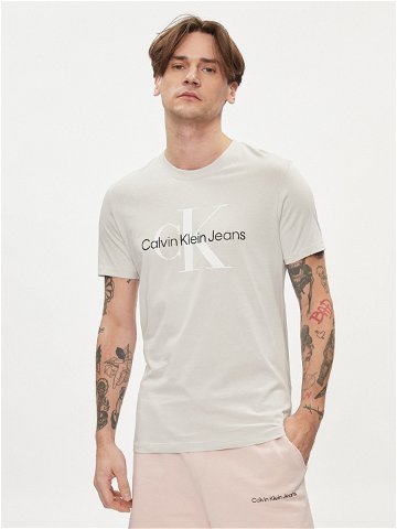 Calvin Klein Jeans T-Shirt J30J320806 Šedá Slim Fit