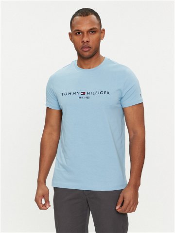 Tommy Hilfiger T-Shirt Logo MW0MW11797 Světle modrá Regular Fit