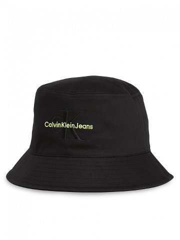 Calvin Klein Jeans Klobouk Monogram Bucket Hat K60K611029 Černá