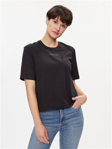 Calvin Klein Performance T-Shirt 00GWS4K210 Černá Relaxed Fit