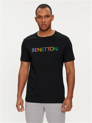 United Colors Of Benetton T-Shirt 3I1XU100A Černá Regular Fit