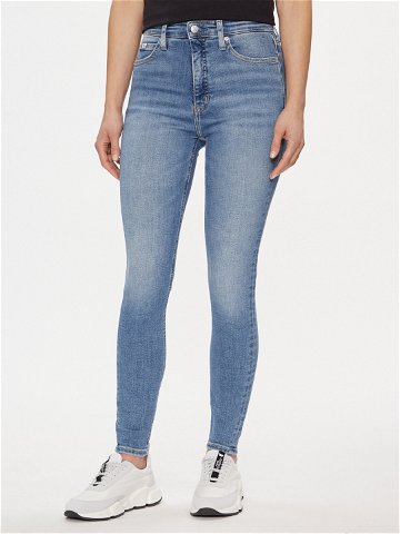 Calvin Klein Jeans Jeansy J20J222775 Modrá Super Skinny Fit