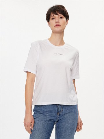 Calvin Klein Performance T-Shirt 00GWS4K210 Bílá Relaxed Fit
