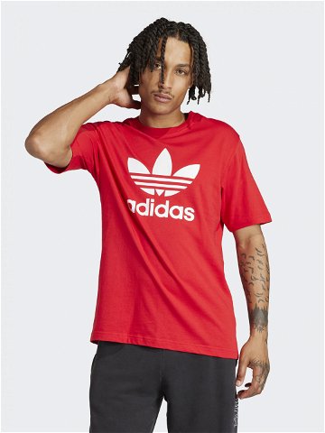 Adidas T-Shirt adicolor Trefoil IR8009 Červená Regular Fit