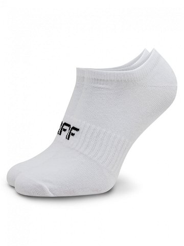 4F Sada 5 párů pánských ponožek 4FWMM00USOCM282 Bílá