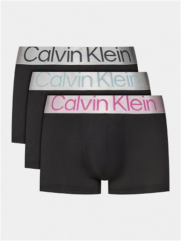 Calvin Klein Underwear Sada 3 kusů boxerek 000NB3074A Černá