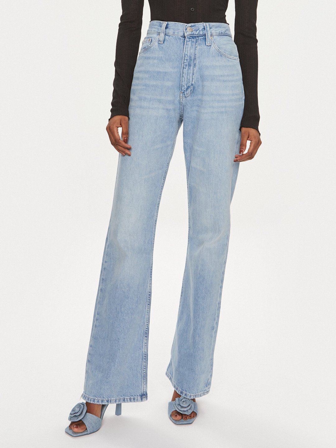 Calvin Klein Jeans Jeansy Authentic J20J222752 Modrá Bootcut Fit