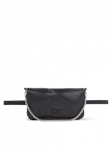 Calvin Klein Ledvinka Quilt K60K611668 Černá