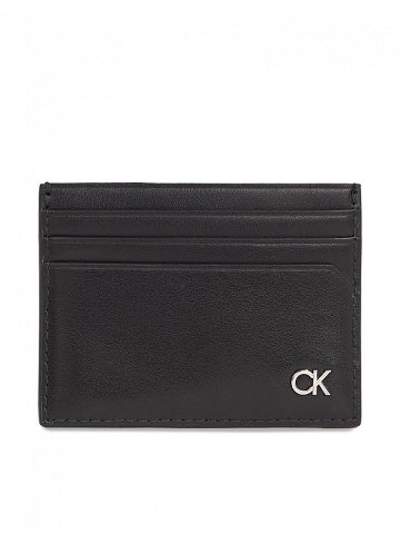 Calvin Klein Velká pánská peněženka Metal Ck K50K511690 Černá