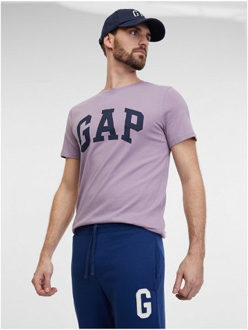 Světle fialové pánské tričko GAP
