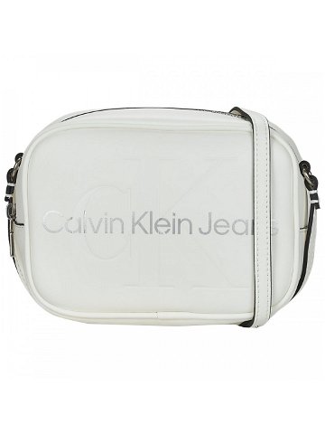 Calvin Klein Jeans SCULPTED CAMERA BAG18MONO Kabelky s dlouhým popruhem Bílá