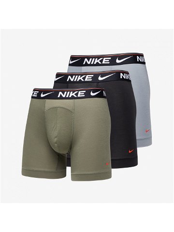 Nike Dri-FIT Ultra Comfort Boxer Brief 3-Pack Cool Grey Medium Olive Black