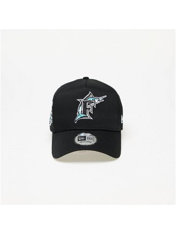 New Era Miami Marlins World Series Patch 9FORTY E-Frame Adjustable Cap Black Kelly Green
