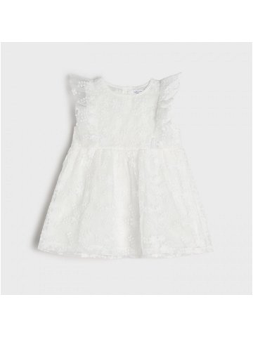 Sinsay – Krajkové šaty – Bílá