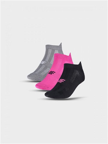Dámské sportovní ponožky pod kotník 3-pack – multibarevné