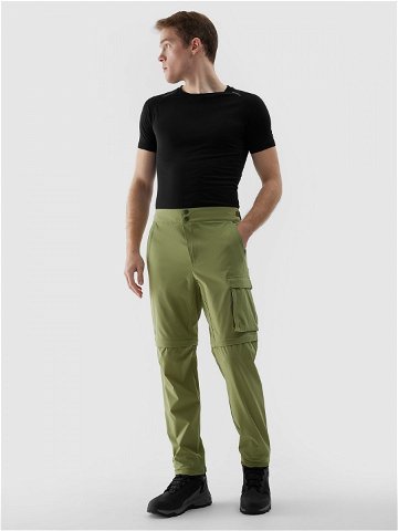 Pánské trekové kalhoty 2v1 Ultralight – olivové