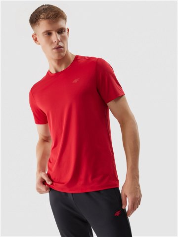 Pánské sportovní tričko regular z recyklovaných materiálů – červené