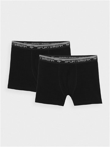 Pánské spodní prádlo boxerky 2-pack – černé
