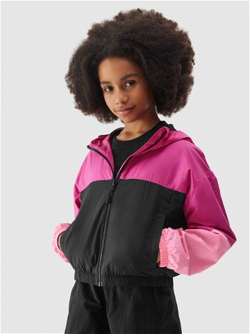 Dívčí přechodná bunda – růžová