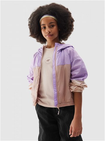 Dívčí přechodná bunda – fialová
