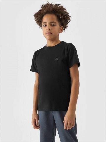 Chlapecké hladké tričko – černé