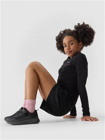 Dívčí teplákové šortky – černé